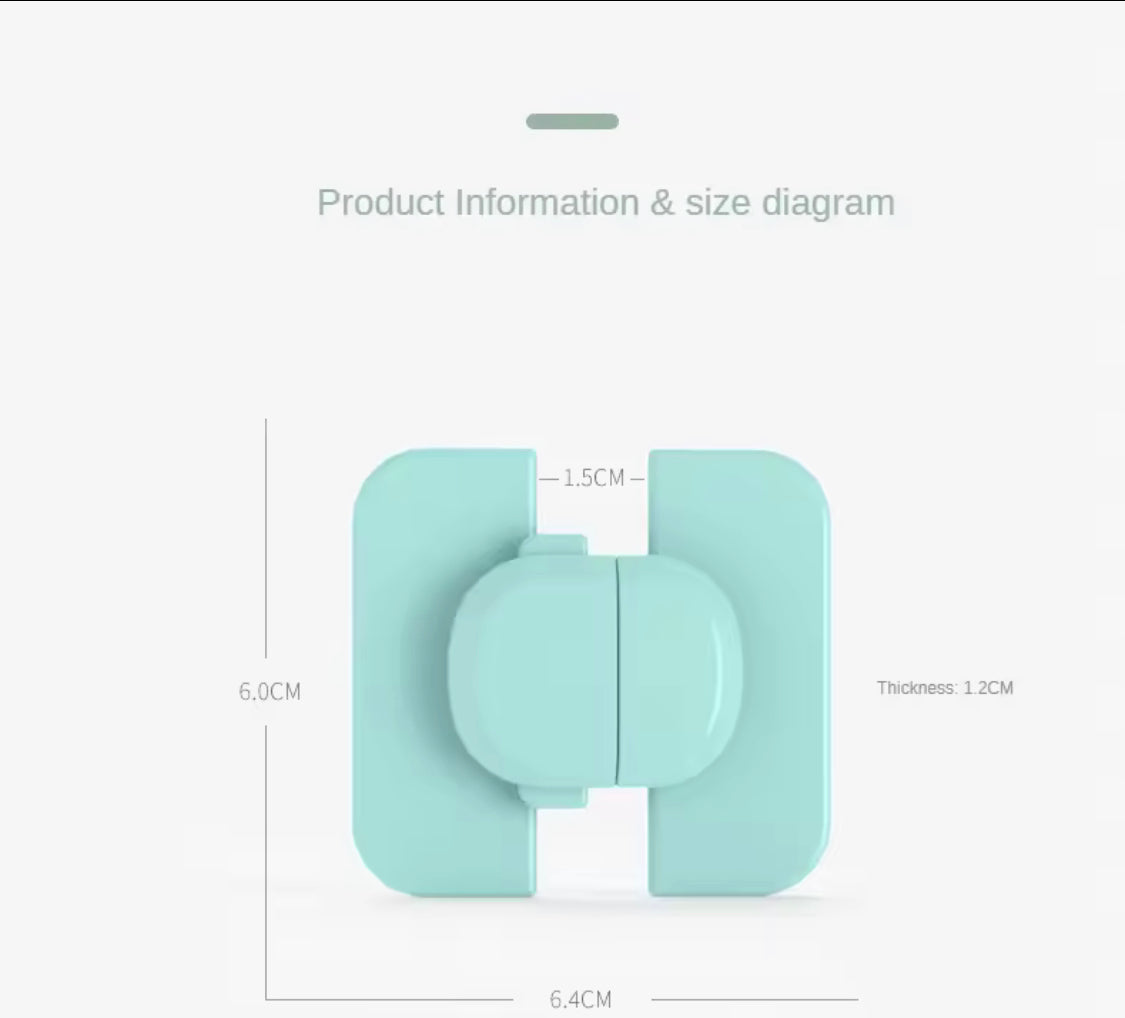 Set Of 3 Smart Child Safety Lock, Kids Multifunctional Safety Lock, Self Adhesive Child Lock Set Of 3 Smart Child Safety Lock, Kids Multifunctional Safety Lock, Self Adhesive Child Lock